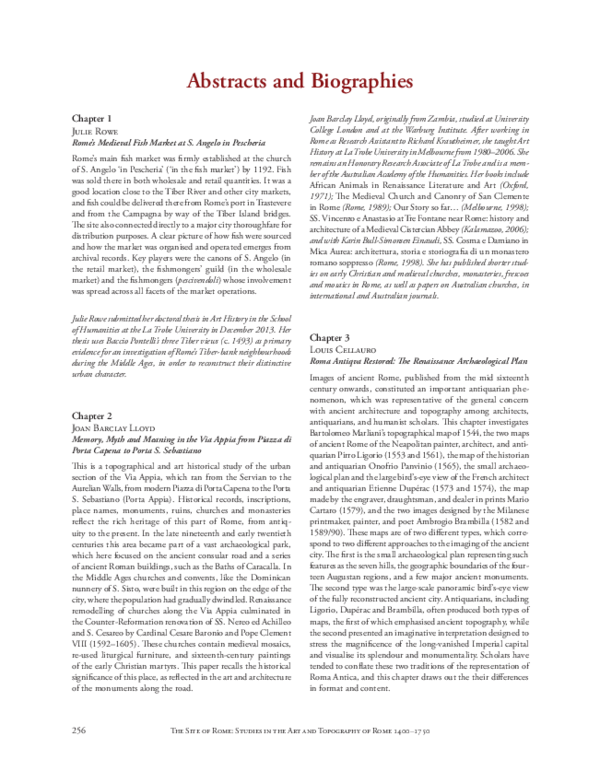 (PDF) Abstracts and Biographies | David R Marshall - Academia.edu