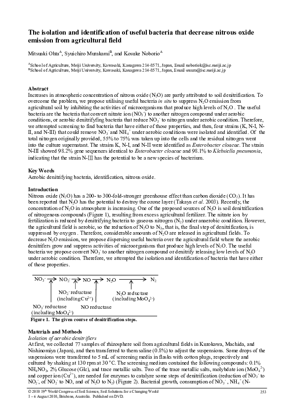 (PDF) The isolation and identification of useful bacteria that decrease ...