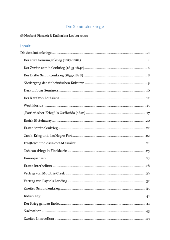 (PDF) Die Seminolenkriege