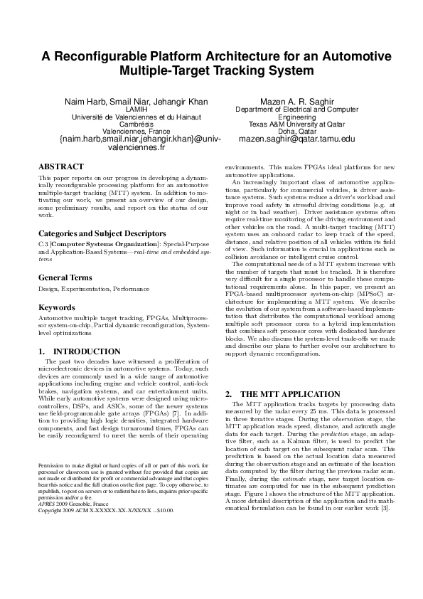 Multiple Target Tracking System