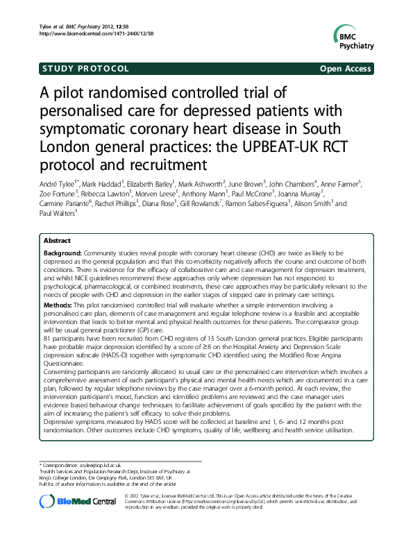 (PDF) Tylee 2012 RCT protocol bmc psychiatry final