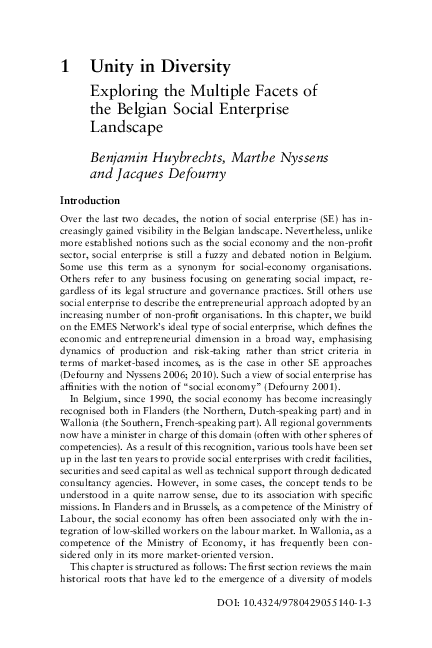 (PDF) Unity in Diversity