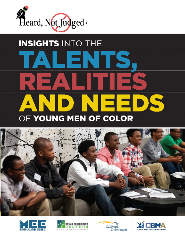 (PDF) Heard, Not Judged: Insights Into the Talents, Realities and Needs ...