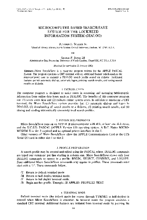 (PDF) Microcomputer based search/save system for the lockheed ...