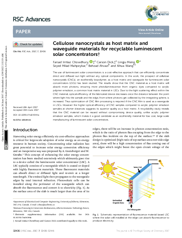 (PDF) Cellulose nanocrystals as host matrix and waveguide materials for ...