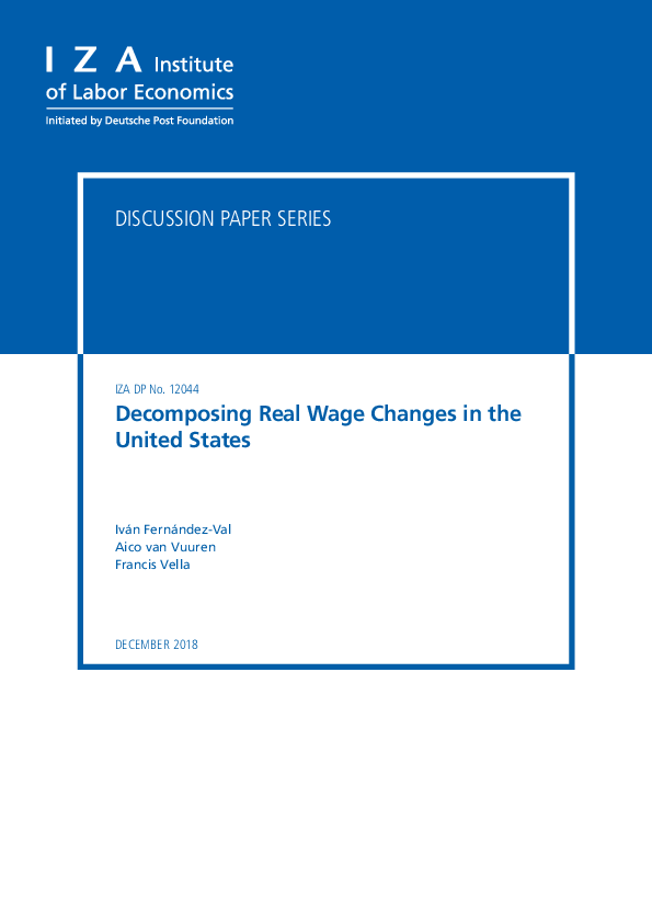 (PDF) Decomposing Real Wage Changes in the United States