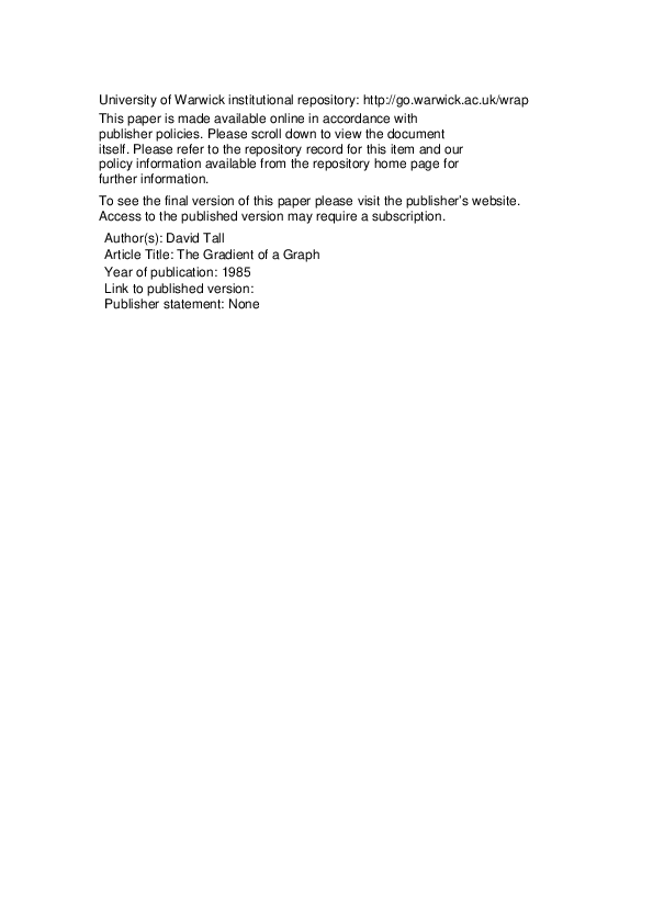 pdf-the-gradient-of-a-graph-david-tall-academia-edu