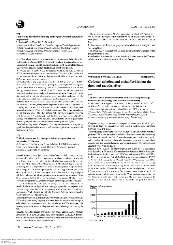 (PDF) 774 Cost of care distribution in bradytachy syndrome after