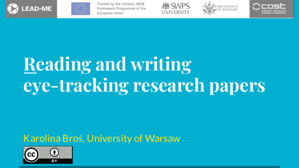 (PDF) Reading and writing eye-tracking research papers
