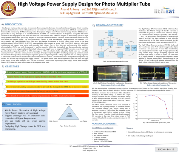 (PDF) High Voltage Power Supply Design for Photo Multiplier Tube