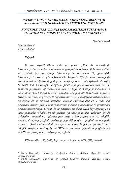 (PDF) INFORMATION SYSTEMS MANAGEMENT CONTROLS WITH REFERENCE TO ...