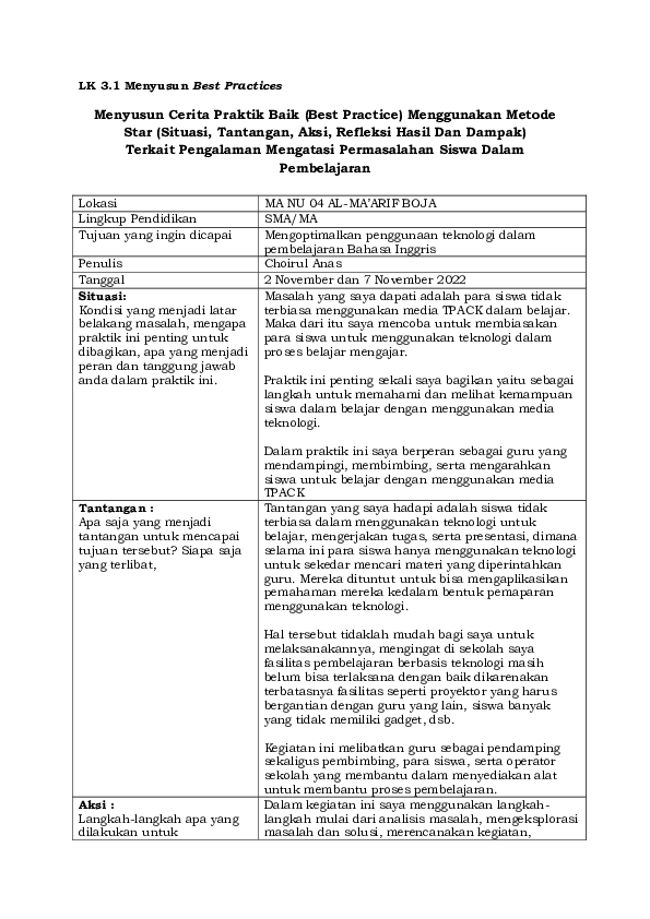 Mengoptimalkan Penggunaan Teknologi dalam Pembelajaran Bahasa Inggris
