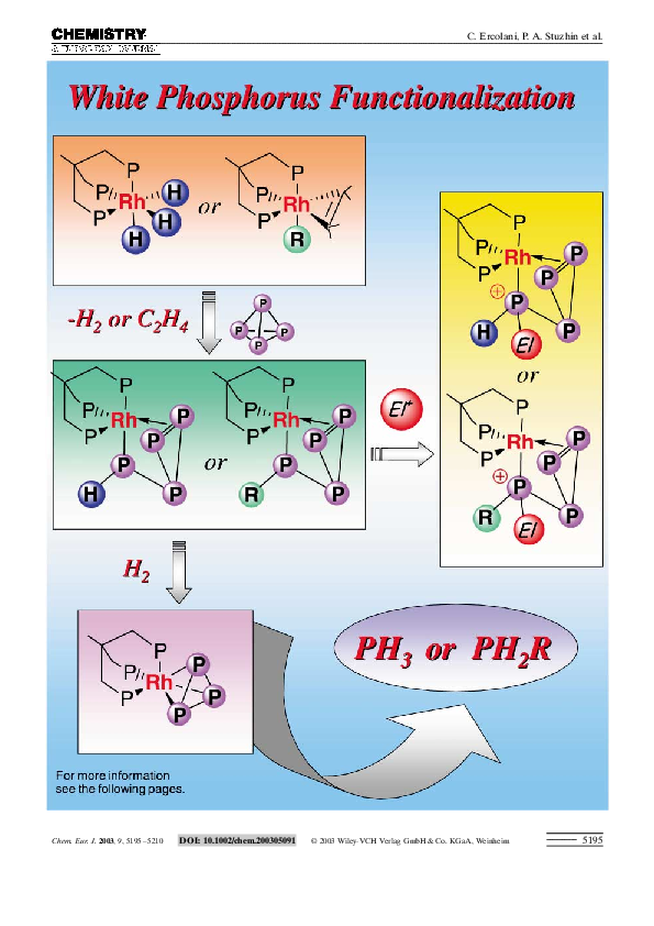 (PDF) Activation and Functionalization of White Phosphorus at Rhodium ...