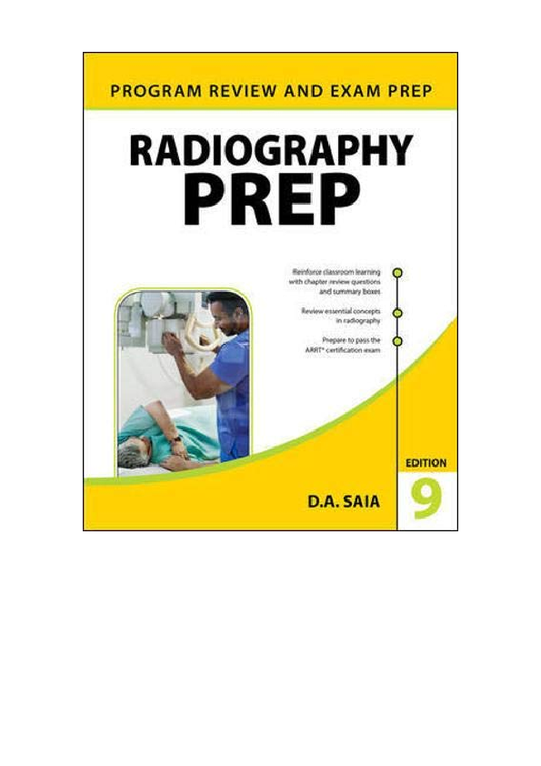 (PDF) *^BOOK Radiography PREP (Program Review and Exam Preparation