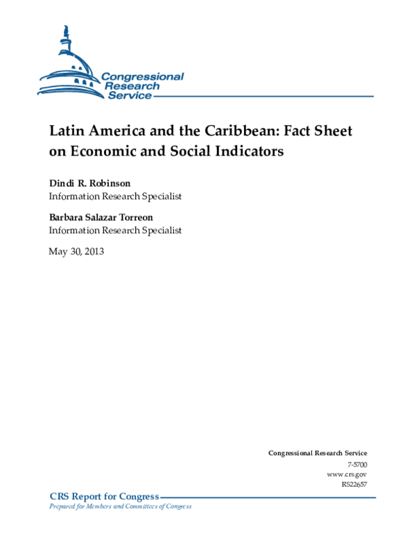 (PDF) Latin America and the Caribbean Fact Sheet on Economic and