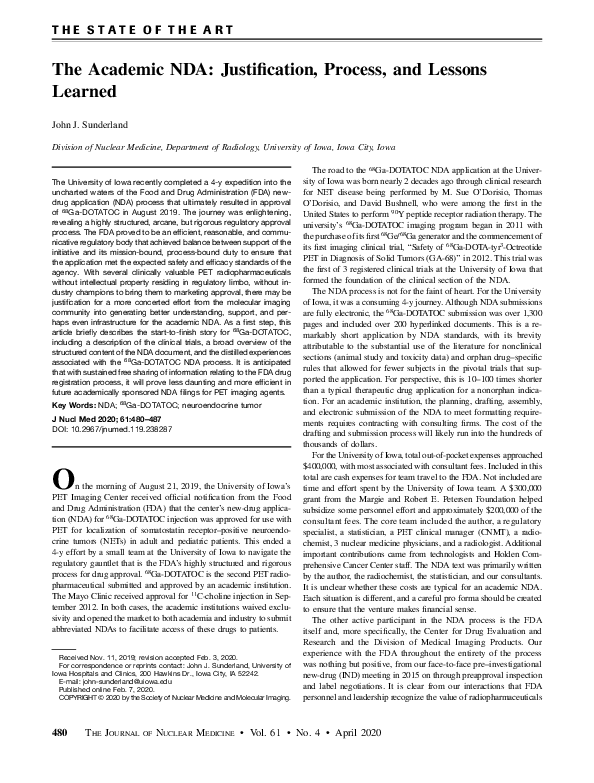 (PDF) The Academic NDA: Justification, Process, and Lessons Learned