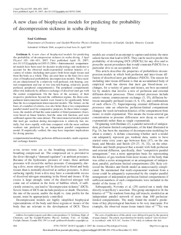 (PDF) A new class of biophysical models for predicting the probability ...