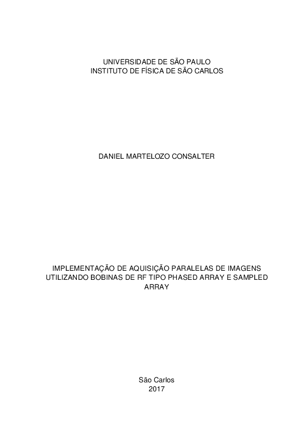(PDF) Implementação de aquisição paralelas de imagens utilizando ...