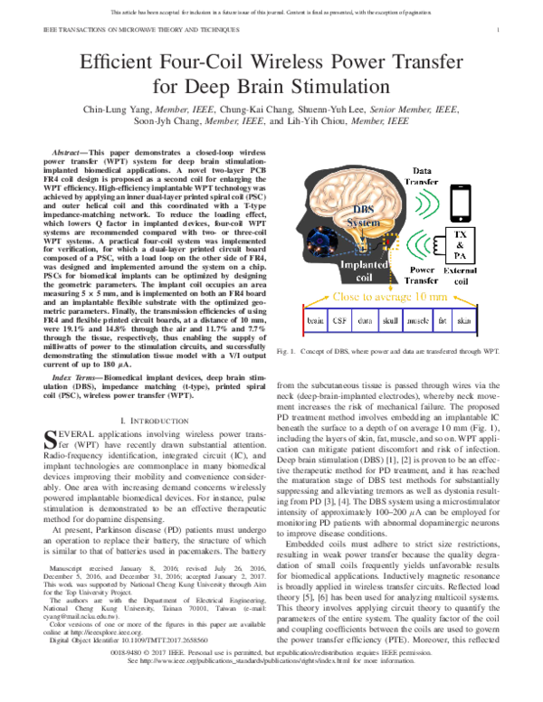 (PDF) Efficient Four-Coil Wireless Power Transfer for Deep Brain ...