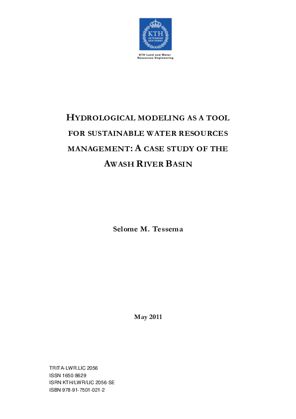 (PDF) Watershed Modeling as a Tool for Sustainable Water Resources ...