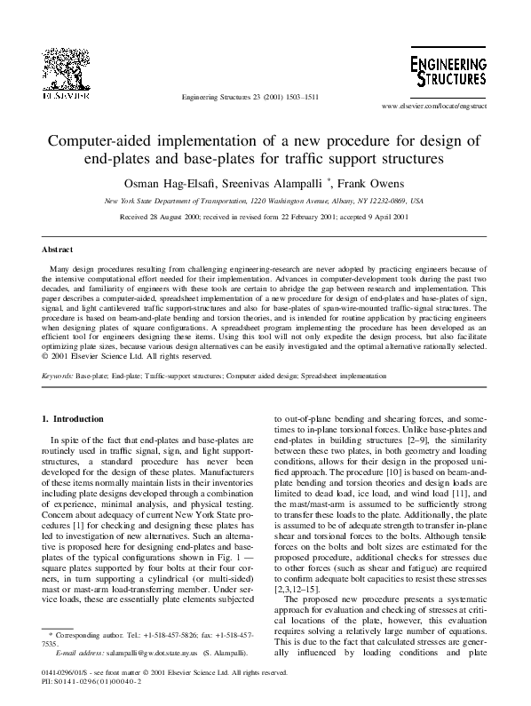 (PDF) Computer-aided implementation of a new procedure for design of ...