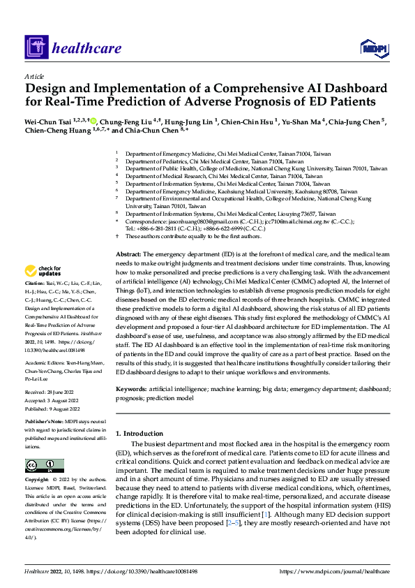 (PDF) Design and Implementation of a Comprehensive AI Dashboard for ...