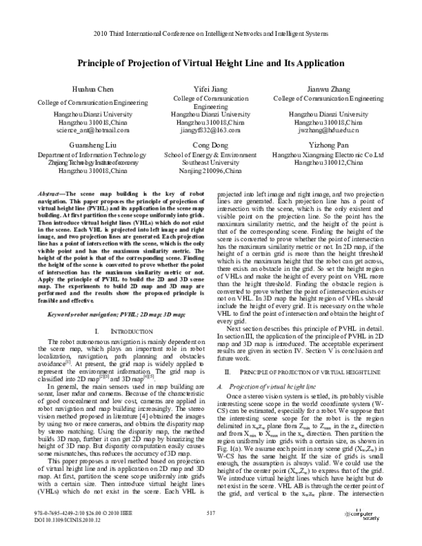(PDF) Principle of Projection of Virtual Height Line and Its Application