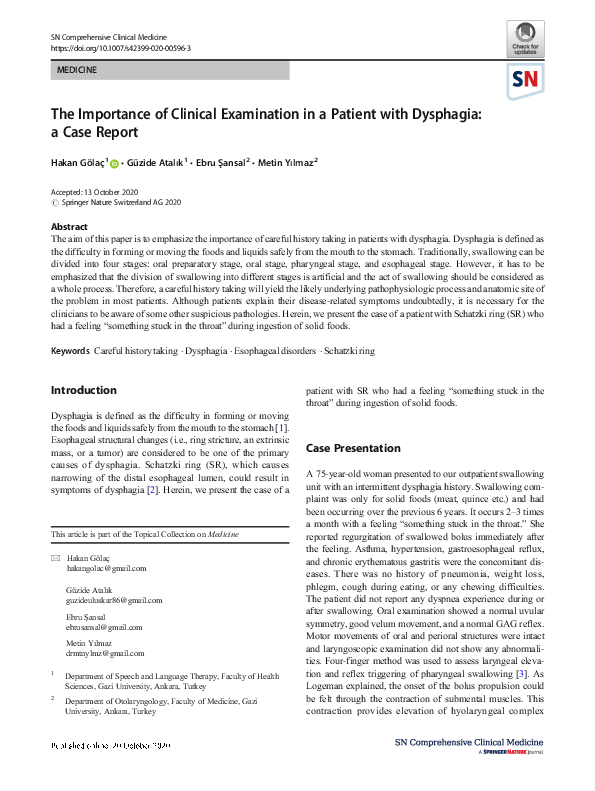 Importance Of Clinical Examination