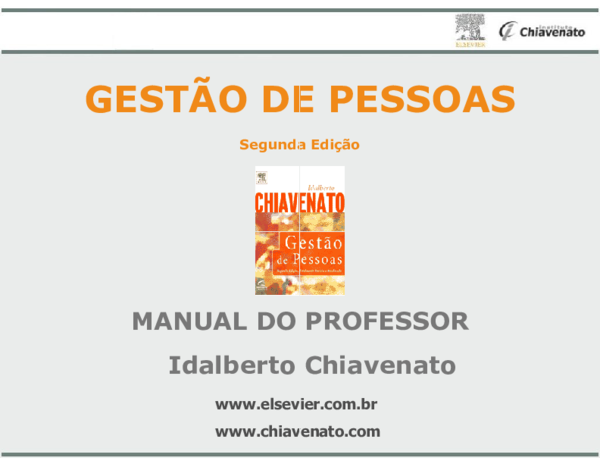 Pdf Chiavenato Gestao De Pessoas Parte1