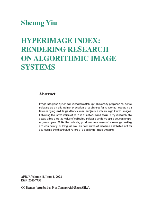 (PDF) Hyperimage Index