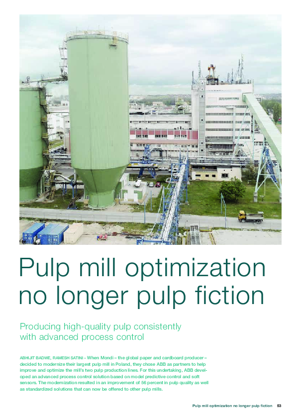 (PDF) Producing high-quality pulp consistently with advanced process ...