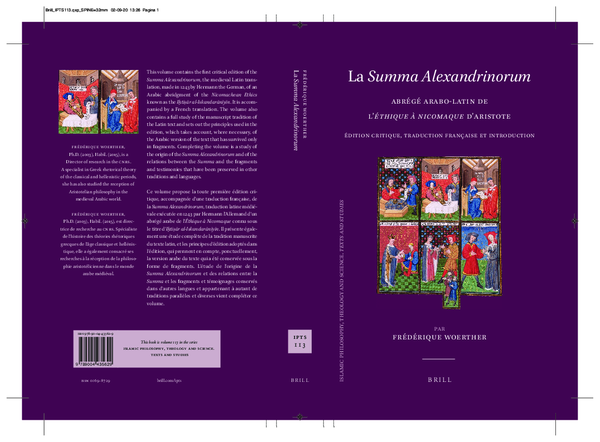(PDF) La Summa Alexandrinorum Abrégé arabo-latin de l’Éthique à