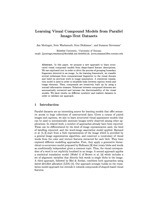 (PDF) Learning Visual Compound Models from Parallel Image-Text Datasets ...