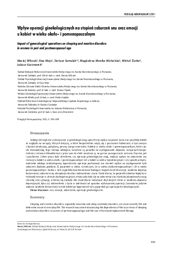 pdf-impact-of-gynecological-operations-on-sleeping-and-emotion