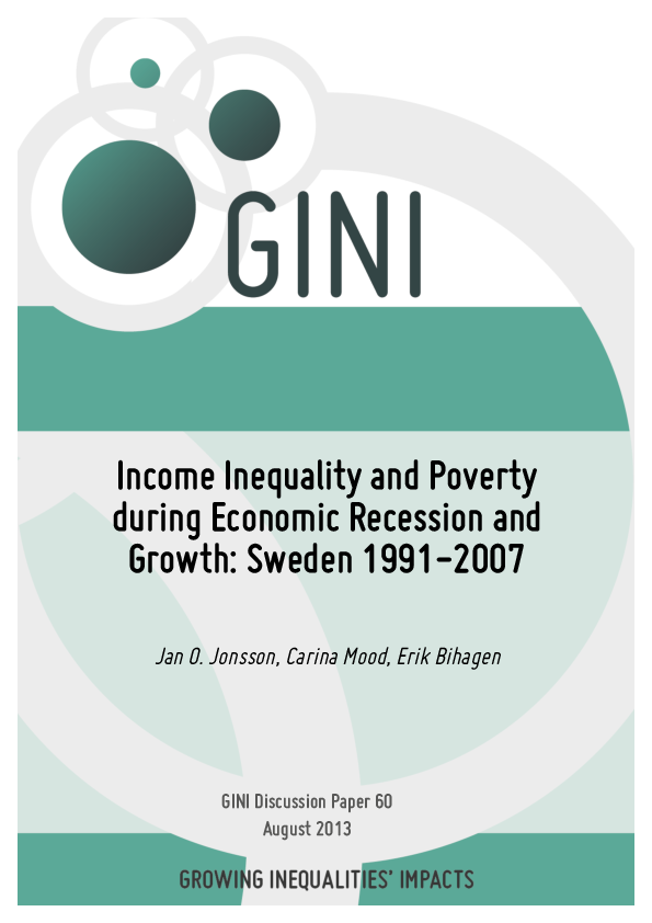 (PDF) Income Inequality and Poverty during Economic Recession and ...