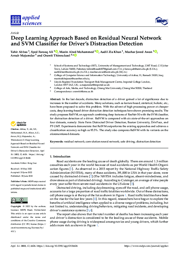 (PDF) Deep Learning Approach Based on Residual Neural Network and SVM ...