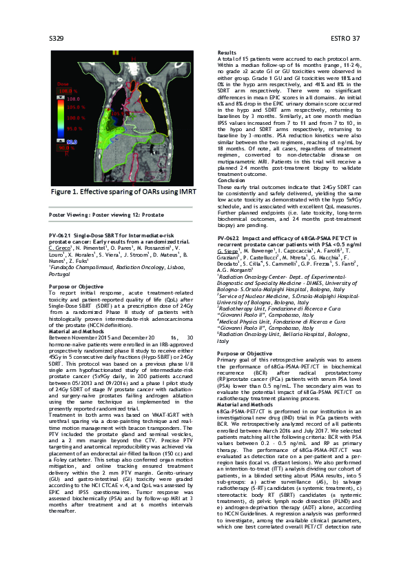 (PDF) PV-0622: Impact and efficacy of 68GA-PSMA PET/CT in recurrent ...