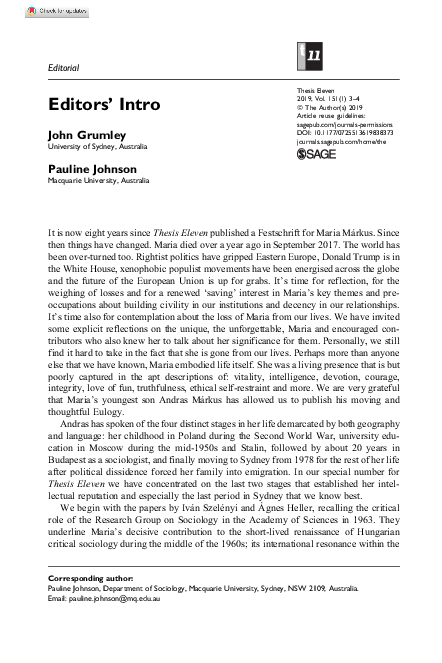 (PDF) Editors' Intro