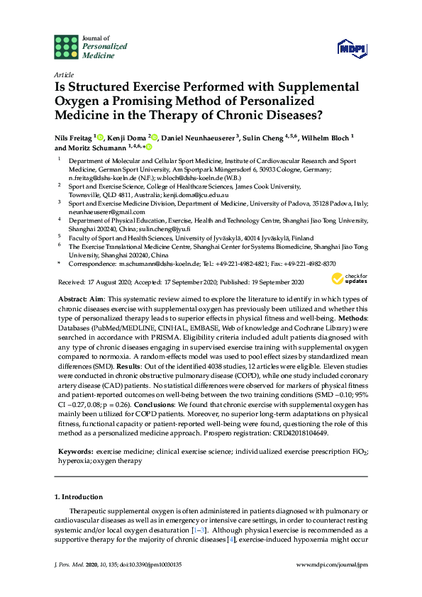 (PDF) Is Structured Exercise Performed with Supplemental Oxygen a ...