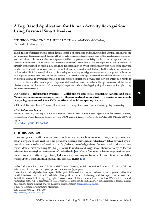 (PDF) A Fog-Based Application for Human Activity Recognition Using ...
