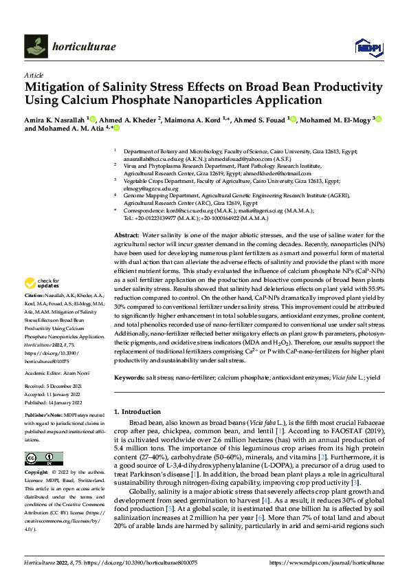 APPLICATION OF NANOPARTICLES FOR SALINITY STRESS MANAGEMENT AND visual data 6