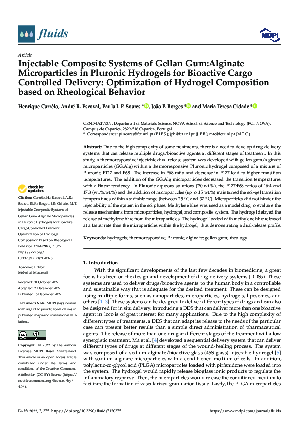 (PDF) Injectable Composite Systems of Gellan Gum:Alginate ...