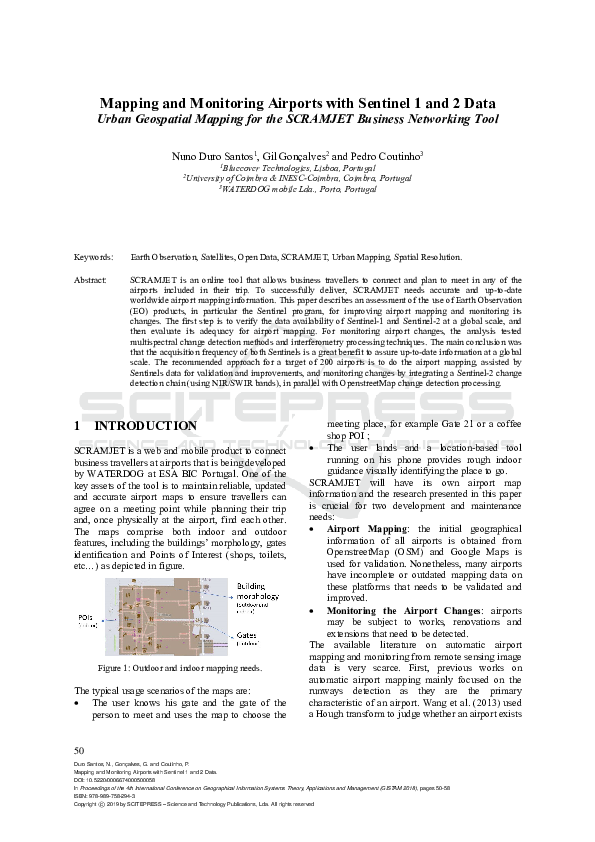 (PDF) Mapping and Monitoring Airports with Sentinel 1 and 2 Data ...