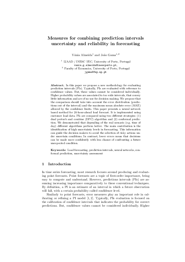 (PDF) Measures for Combining Prediction Intervals Uncertainty and ...