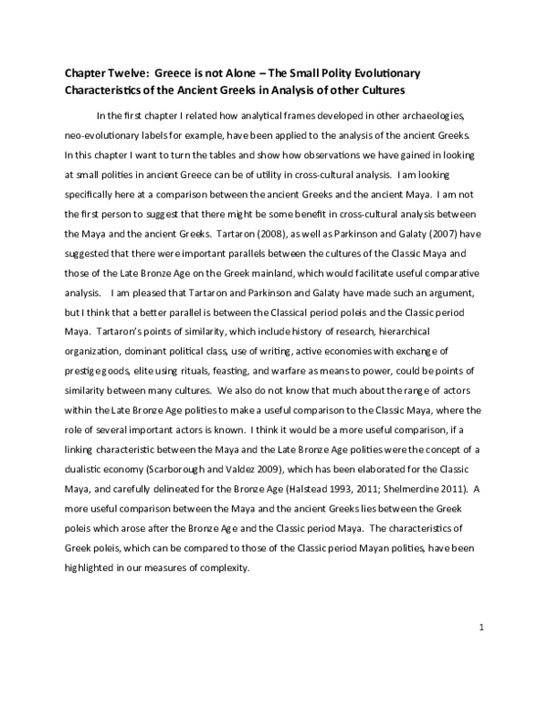 (DOC) Chapter Twelve: Greece is not Alone -The Small Polity ...