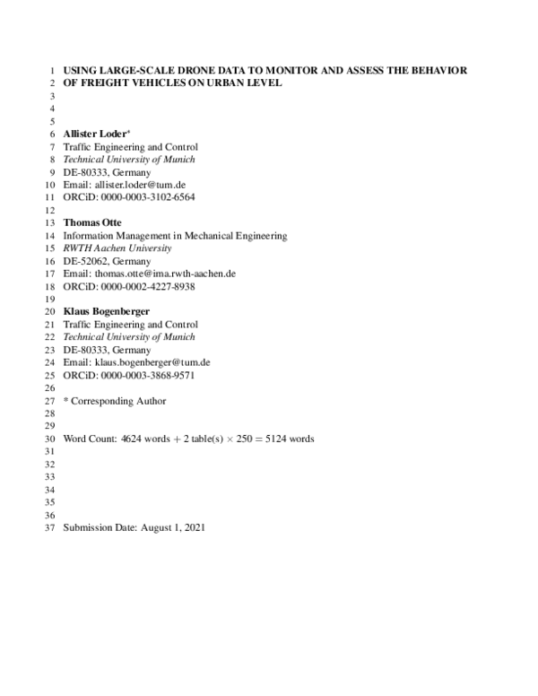 (PDF) Using Large-Scale Drone Data to Monitor and Assess the Behavior ...