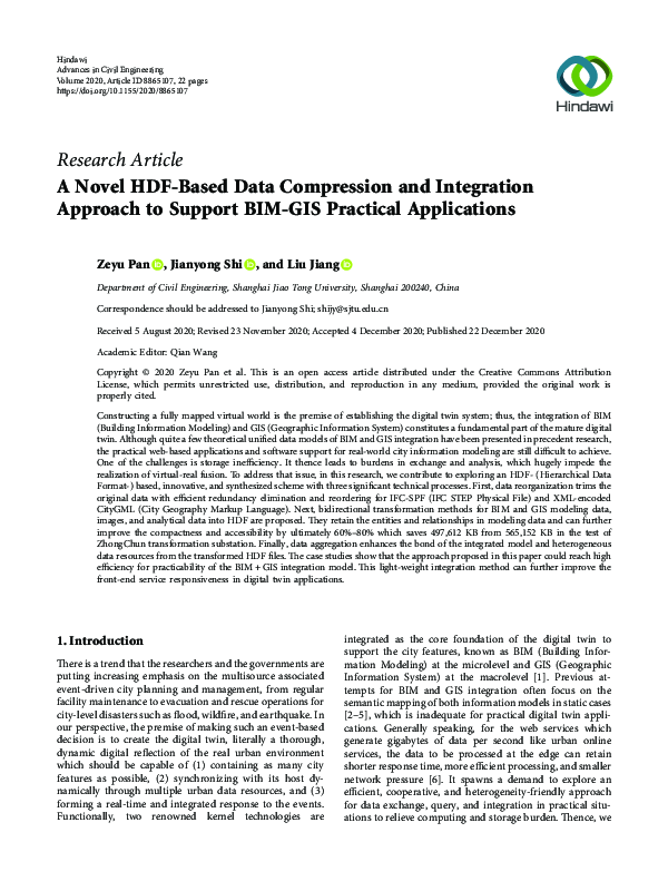 (PDF) A Novel HDF-Based Data Compression and Integration Approach to ...