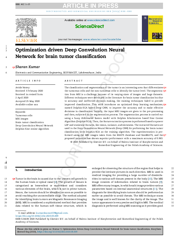 (PDF) Optimization driven Deep Convolution Neural Network for brain ...