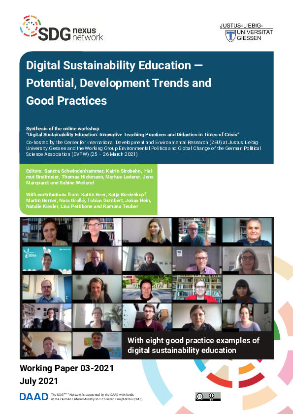 (PDF) Digital Sustainability Education - Potential, Development Trends ...
