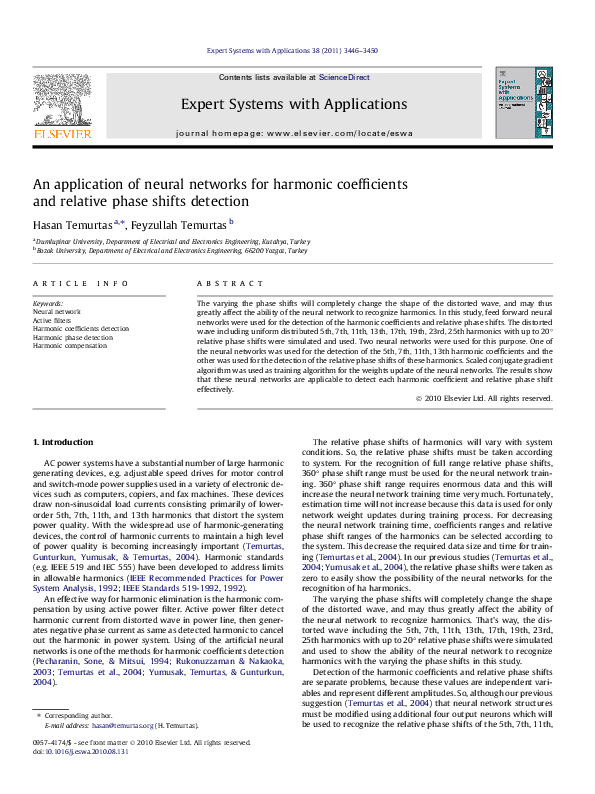 (PDF) An application of neural networks for harmonic coefficients and ...